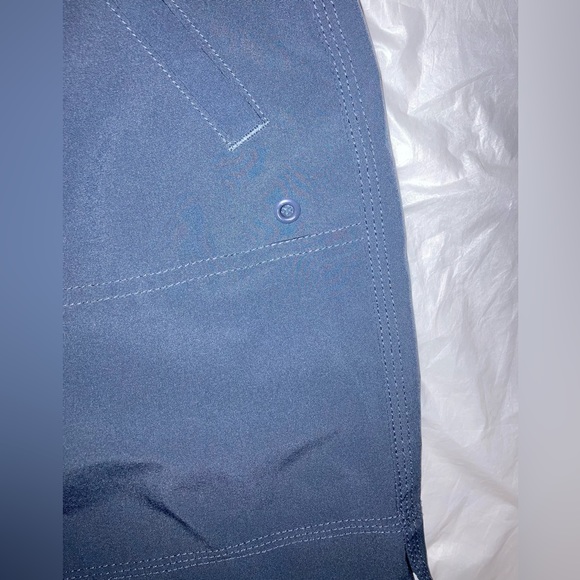 ATHLETIC WORKS WOMEN’sGRAY SWIM TRUNKS DRAWSTRING 2 POCKETS UNISEX  MED EUC - Picture 11 of 12